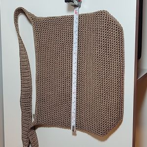The Sak brown crochet purse